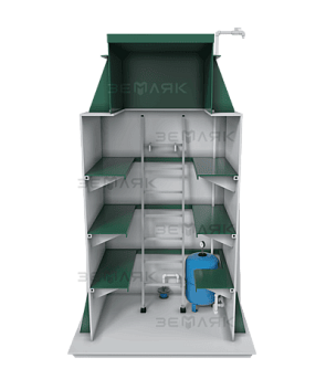 Погреб-Кессон Земляк 1500х1500 (муфта 159) – фото 2 | СТРОЭКОС